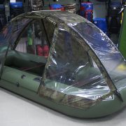 Фото тента-палатки на лодку Аква-Оптима 260